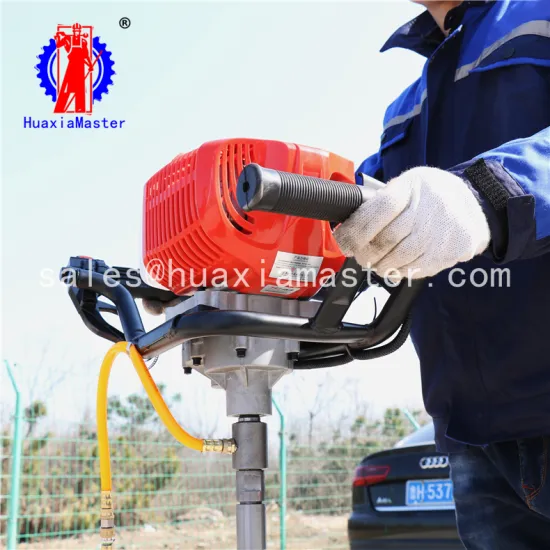 More convenience Backpack portable diamond core drill rig / rock drill for exporting