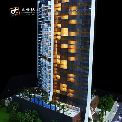 Artificial building model architecture physical models