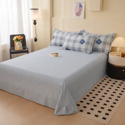 cotton Morning Blossoms In The Evening Bed sheet