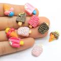 Bulk Resin Charms Kawaii Cartoon Popsicle Flatback Colorful Jewelry Ornament Scrapbook Embellishment Diy Accessory