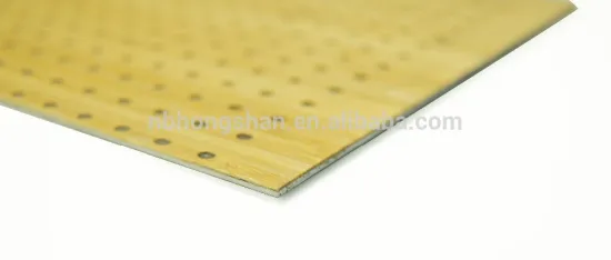 Perforated Bamboo Aluminium panel/panel