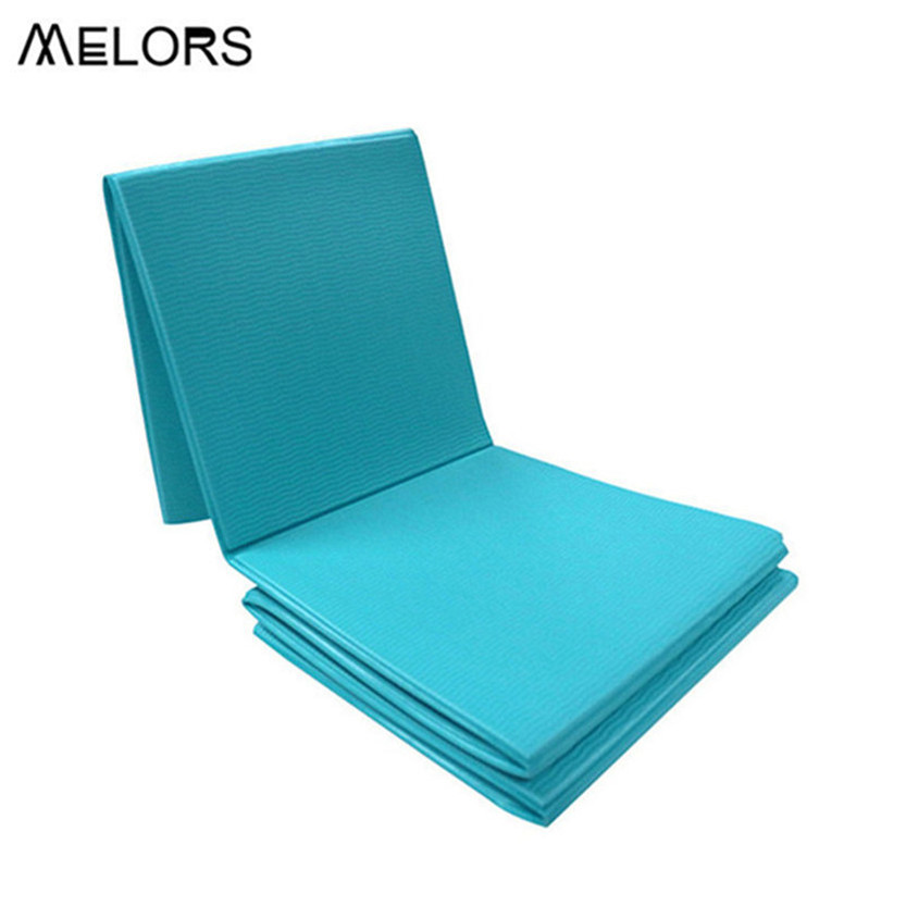 Melors Waterproof Fitness พิลาทิสพับได้ TPE Yoya MAT