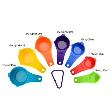 Cups and Spoons 15 Pcs Kitchen Accessories: Plastic Measuring Set