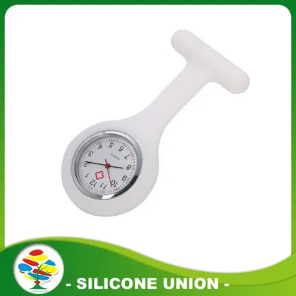 Silicone nurse watch, brooch nurse watch for nurse
