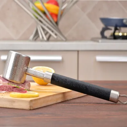 2021 New Kitchen Meat Tool: Food Grade 304 Stainless Steel Chicken Steak Beef Meat Hammer Steak Tenderizer