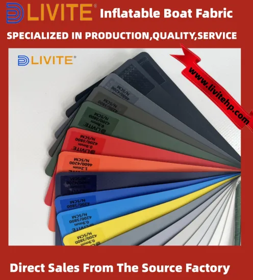 Livite 760GSM 0.6mm PVC Fabric Inflatable Boats