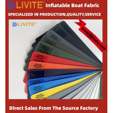 Livite 760GSM 0.6mm PVC القوارب القابلة للنفخ