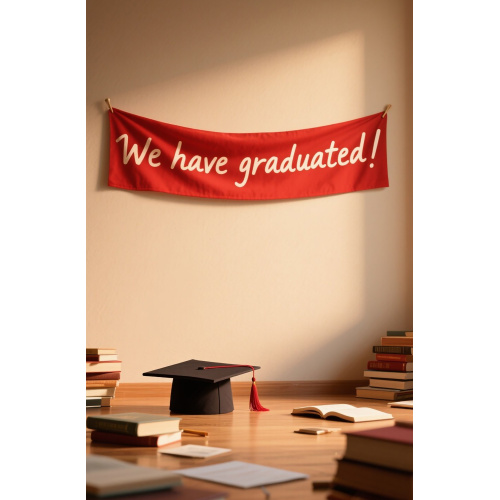 Large Red Banners for Marketing