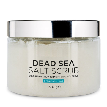 Private Label OEM Fragrance-Free Dead Sea Salt Body Scrub & Exfoliator