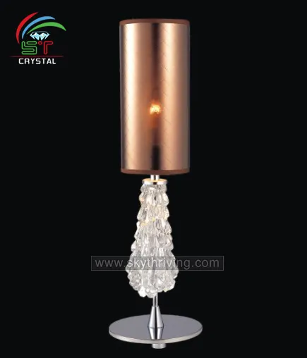 crystal table lamp designs fabric shade