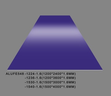 High Glossy Soft Purple Aluminum Sheet Plate 1.6mm