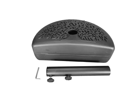 Durable Black Base for Half Moon Outdoor Umbrella