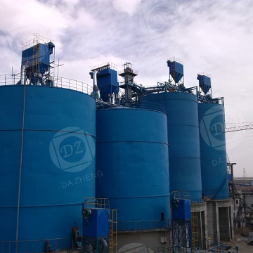 Цимент с голям склад за заварена стоманена плоча