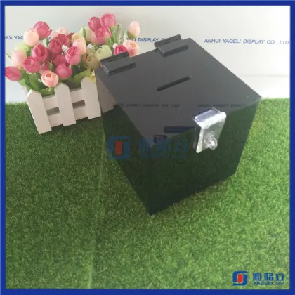 2016 Customized Acrylic Donation Charity Box / Plexiglass Found-raising Box