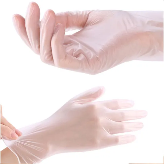 Disposable Clear Vinyl Examination Gloves