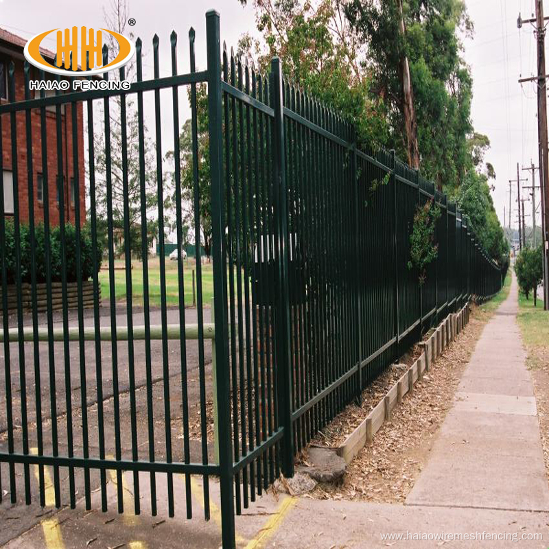 Hot sale galvanized ornamental wrought iron fence