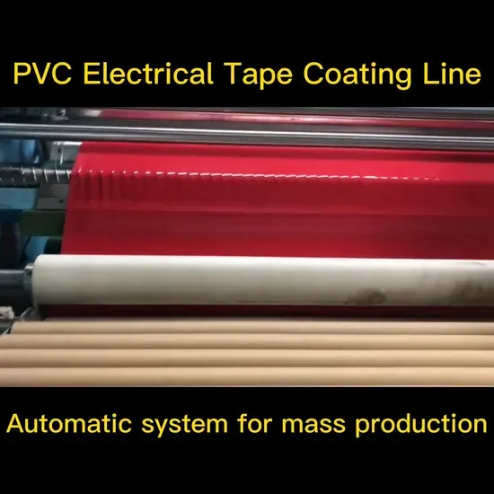 Efficient PVC/PE Insulation Tape Coating Machine