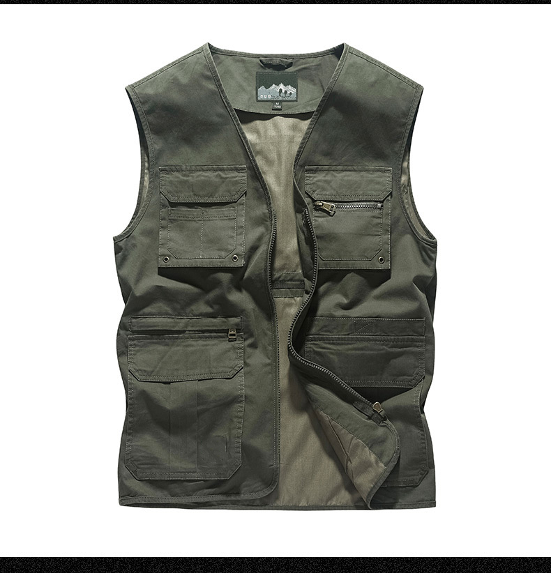 Custom Men S Cotton Vest Jacket