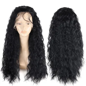 Natural Wave Synthetic Hair Lace Front Wig With Baby Hair
