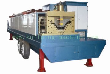 Arched and curved span roof building forming machine