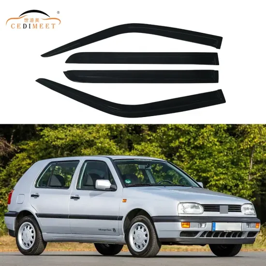 Black Acrylic Window Sun Visor for GOLF 3 1991-1997