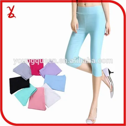 ZC20 Women's summer fashion leggings stretch pants candy colored pencil pants 7 points pants wholesale