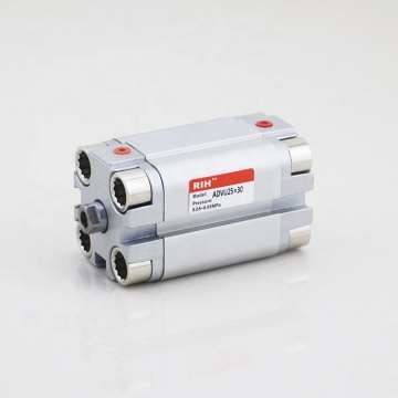 Advu Series Aluminum Alloy Double Rod SMC Pneumatic Compact Cylinder