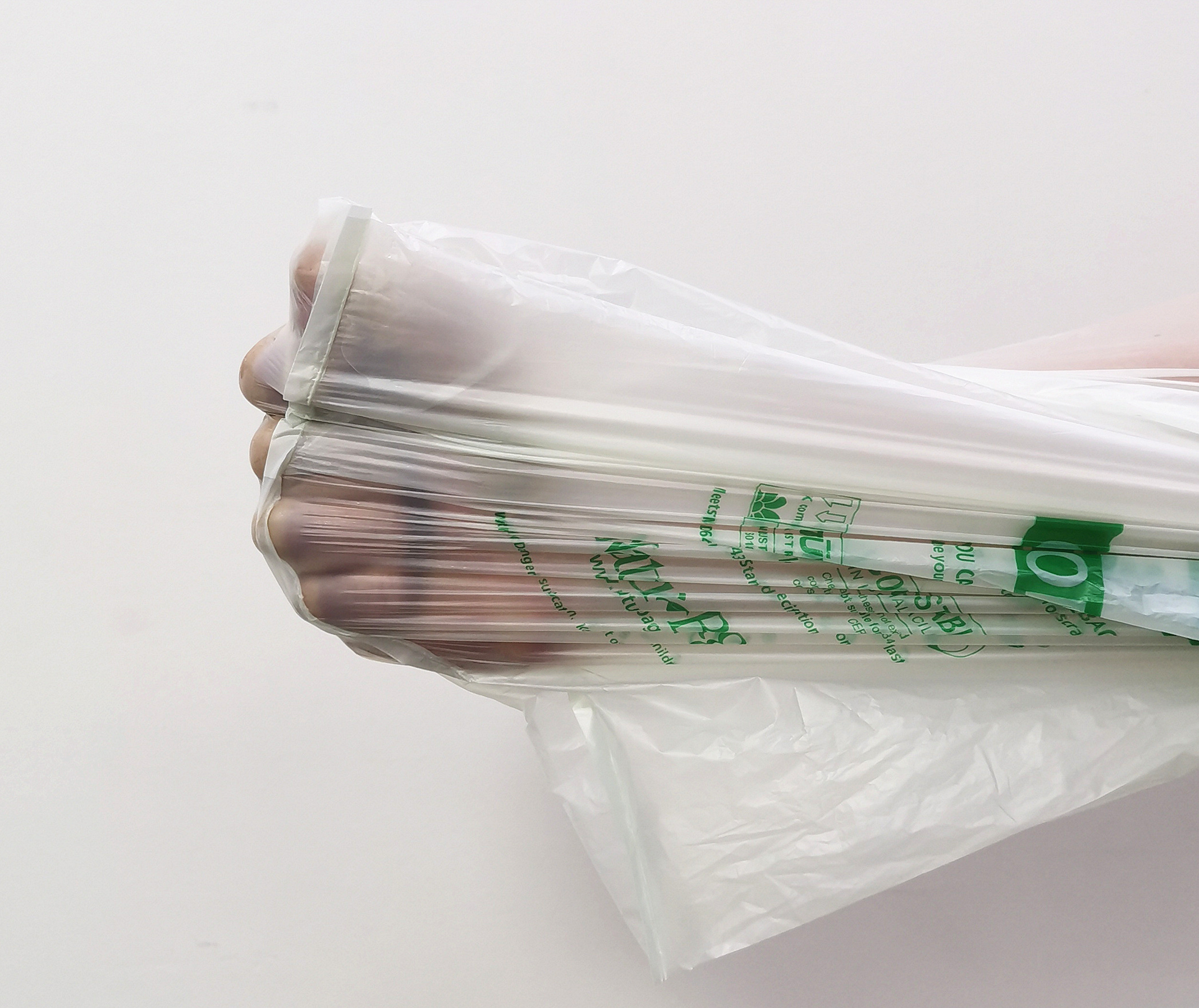 Biodegradable plastic bags