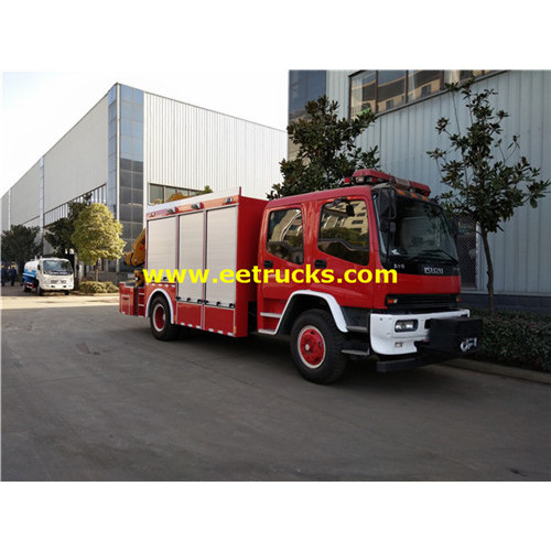 ISUZU 6000L Caminhões de bombeiros com guindastes