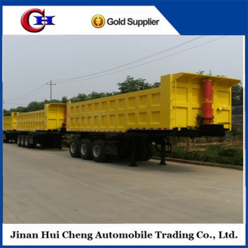 Best quality 3 axle tipper semi trailer 60ton for sale