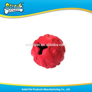 MANUFACTURE WATER FLOATING TREAT PLAY RUBBER SMALL BALL PET TOY