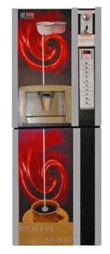 Hot Coffee Vending Machine With Base Cabinet