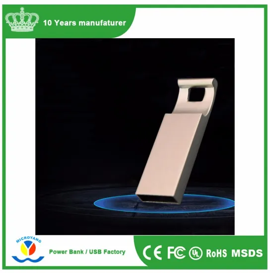 Custom Logo Mini Metal Key Pen Drive Memory Stick U Disk USB 2.0 Flash Drive