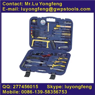 52pcs tool kit for mechanical repairing in blow case