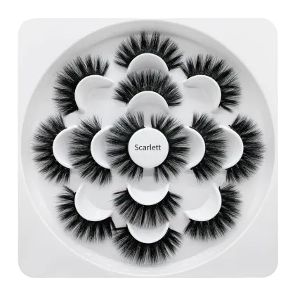 Custom natural fake eyelashes false eyelashes lashes