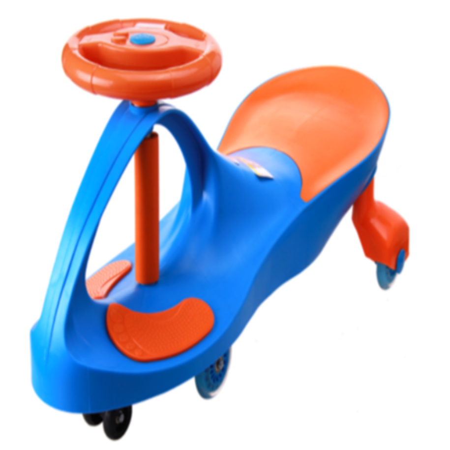 Detská hračka na koni otočné auto s hudbou a kolieskom Flash