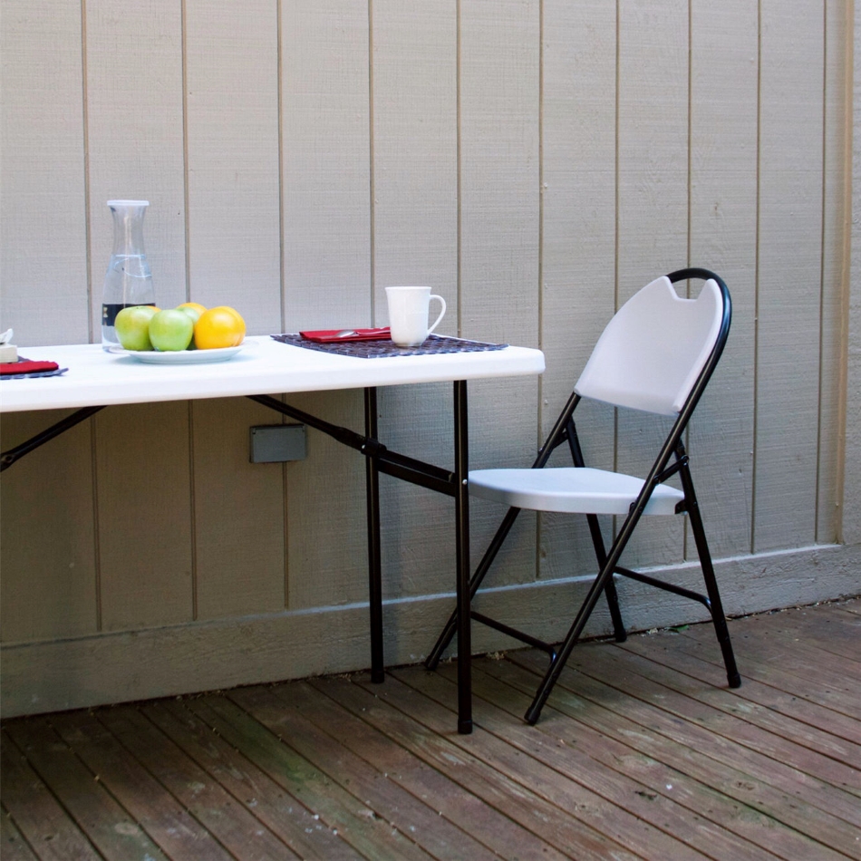 plastic-steel folding chair