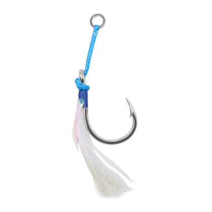 Mustad Strong Cord UV Flash Double Jigging Assist Hook
