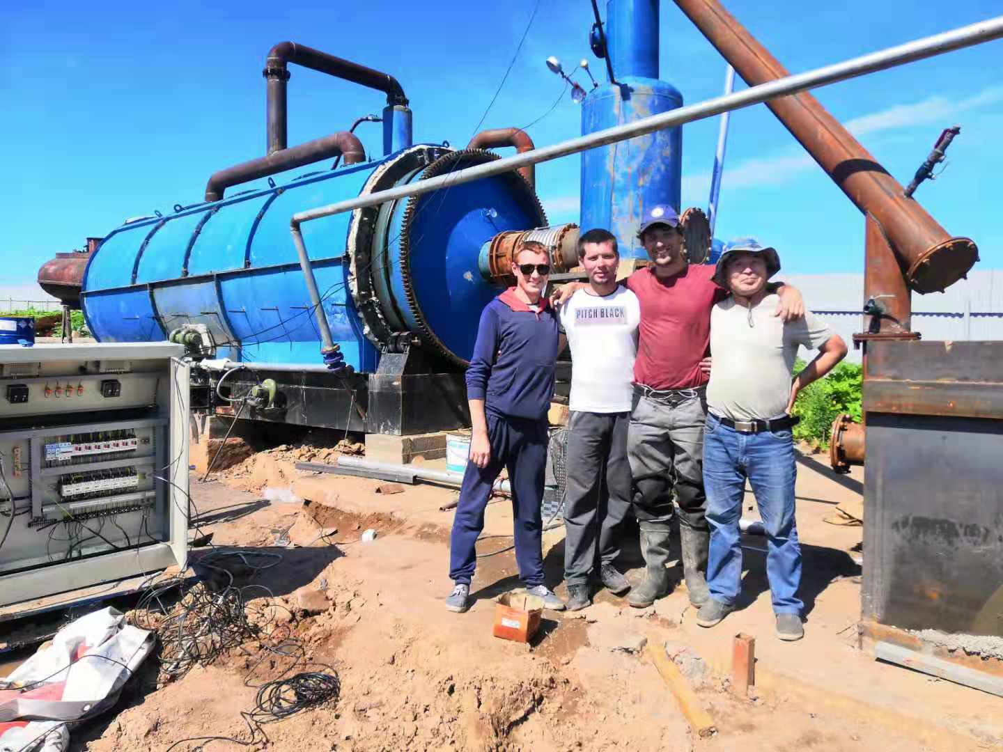 pyrolysis machine testing 