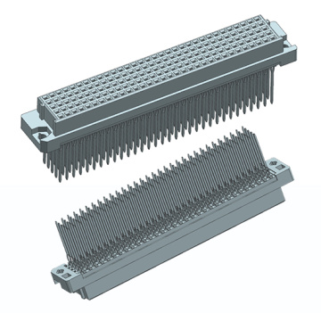 160p Vertical Press Fit Type E Female DIN41612 / IEC60603-2 Kontakter