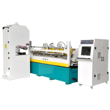 Vertical CNC Band Saw Cutting Machine with Wood Cross Line Curve Shape Automatic Bandsaw Cutter