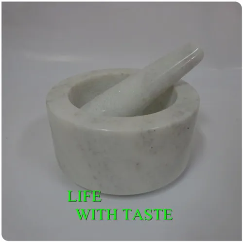15cm Marble mortar and pestle