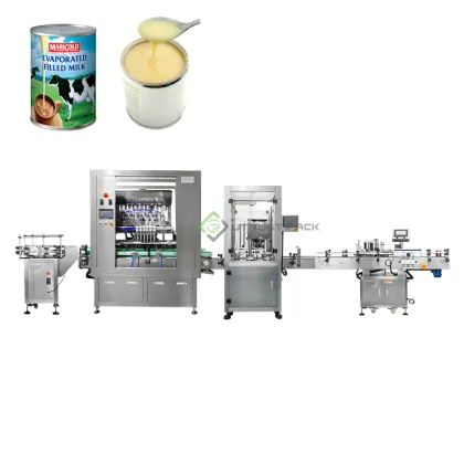 Evaporated Milk Production Line: Canned Condensed Milk Packaging Machine