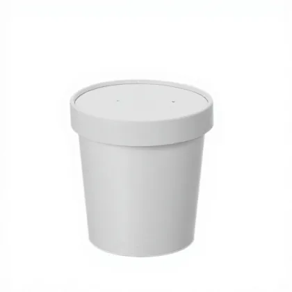 Sustainable Paper Soup Cup for Hot Liquid