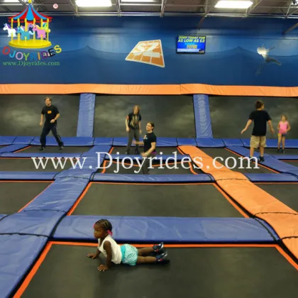 Kids Trampoline Park With High Jump Bed