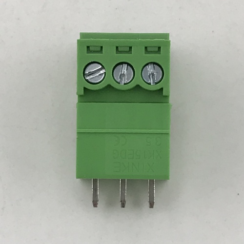 pluggable straight angle pin PCB terminal block