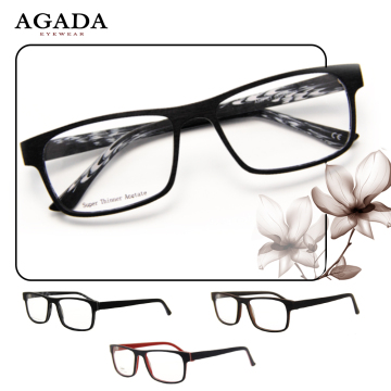 Classic Design Wooden Effect Light Weight Acetate Eye Glasses
