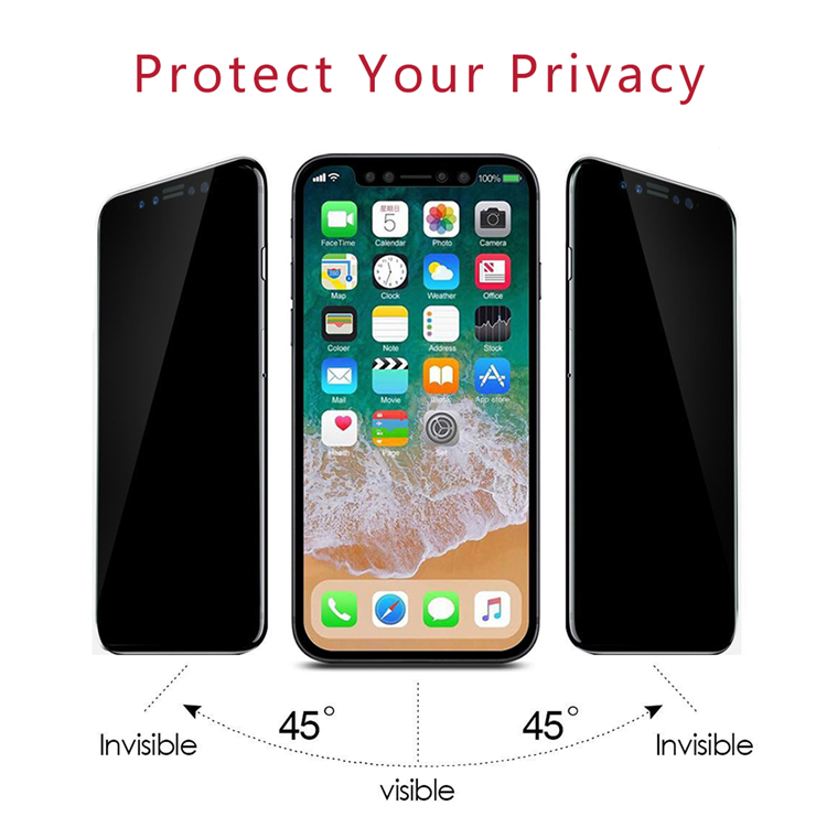 Privacy Iphone X Tempered Glass