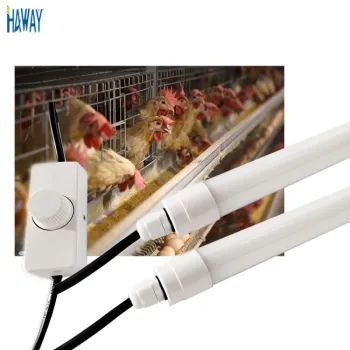 IP65 Waterproof T5 T8 LED Dimmable Tube Poultry Light - 4ft 5ft 0-100% Dimmable LED Chicken Farm Light with 3 Years Warranty