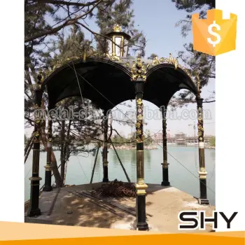garden decorative wrought iron gazebos for sale
